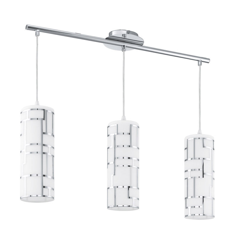 Wade Logan® Holmquist 3 Light Kitchen Island Linear Pendant & Reviews